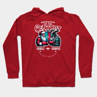 Santa vs. Krampus Boxing Showdown - Christmas Smackdown! Hoodie